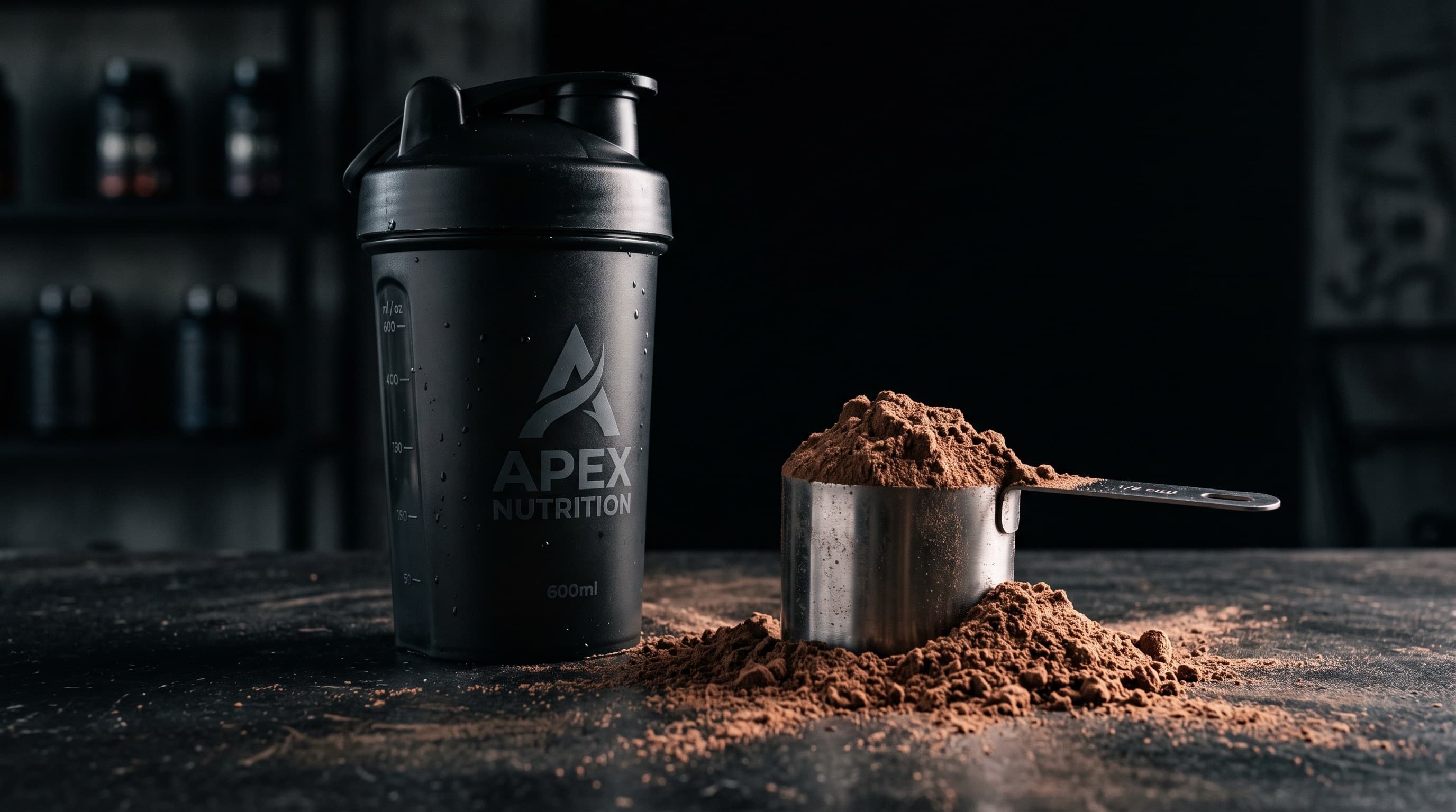 Protein powder and shaker